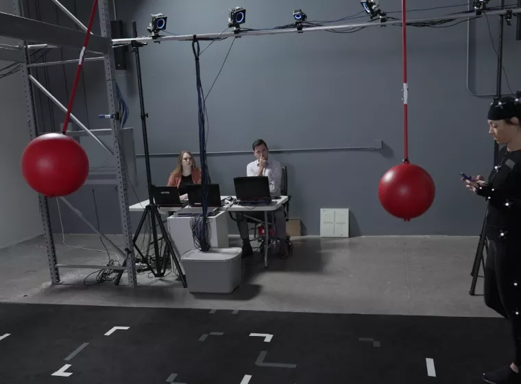 Motion Capture Studio Shoot Walking